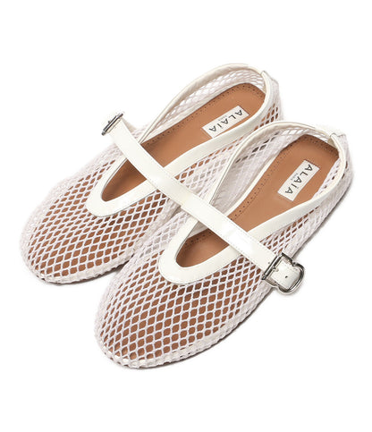 ALAIA アライア パンプス フィッシュネットシューズ ホワイト レディース SIZE 37