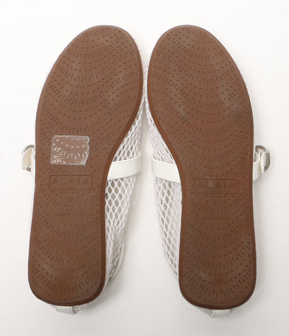 ALAIA アライア パンプス フィッシュネットシューズ ホワイト レディース SIZE 37