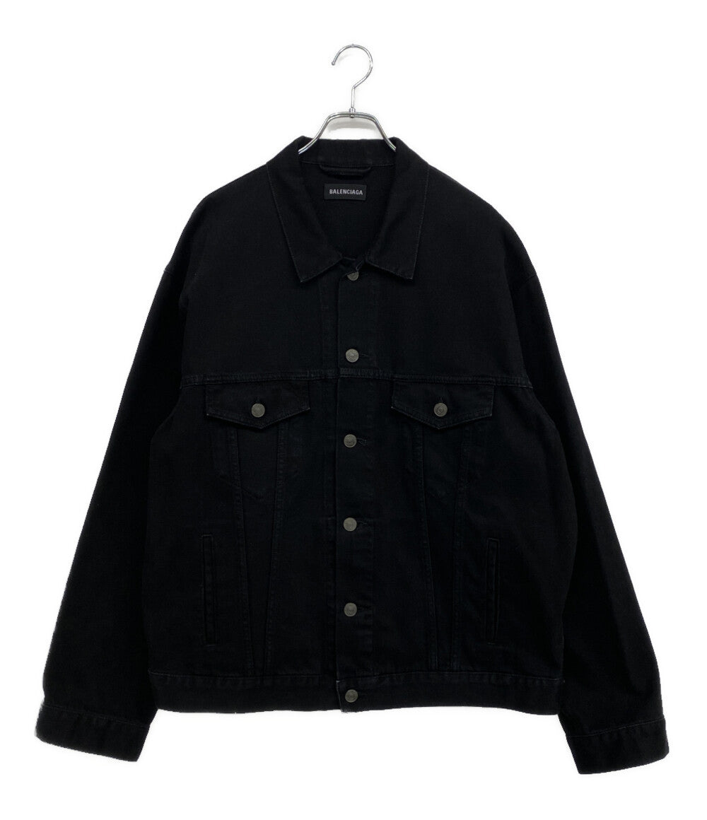 BALENCIAGA デニムジャケット ロゴパッチ 571325 TEW05 1105 メンズ SIZE 50 バレンシアガ