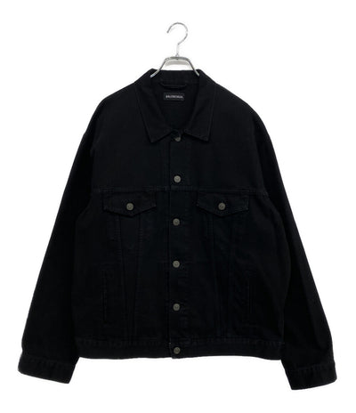 BALENCIAGA デニムジャケット ロゴパッチ 571325 TEW05 1105 メンズ SIZE 50 バレンシアガ