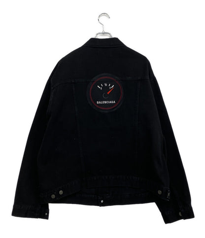 BALENCIAGA デニムジャケット ロゴパッチ 571325 TEW05 1105 メンズ SIZE 50 バレンシアガ