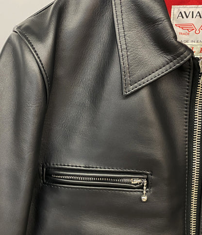 Lewis Leathers ライダースジャケット AVIAKIT ブラック メンズ SIZE 42 ルイスレザー