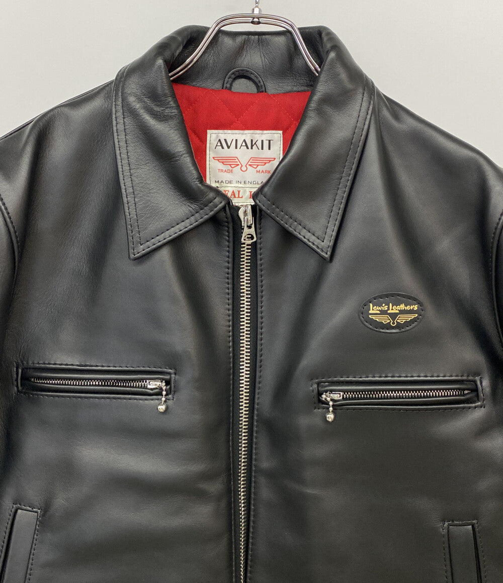 Lewis Leathers ライダースジャケット AVIAKIT ブラック メンズ SIZE 42 ルイスレザー
