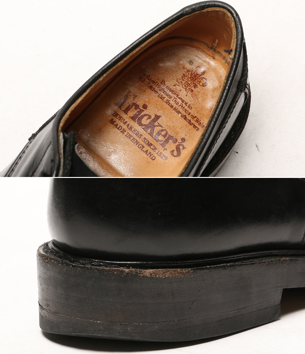 TRICKER'S ドレスシューズ プレーントゥ ブラック メンズ SIZE 8.5 トリッカーズ
