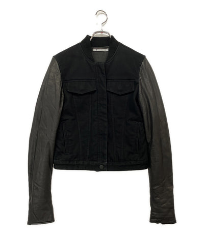 T ALEXANDER WANG ティーバイアレキサンダーワン ドッキングデニムジャケット ブラック レディース SIZE XS