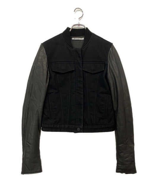 T ALEXANDER WANG ティーバイアレキサンダーワン ドッキングデニムジャケット ブラック レディース SIZE XS