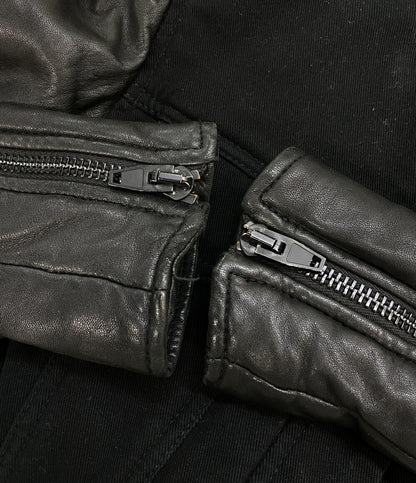T ALEXANDER WANG ティーバイアレキサンダーワン ドッキングデニムジャケット ブラック レディース SIZE XS