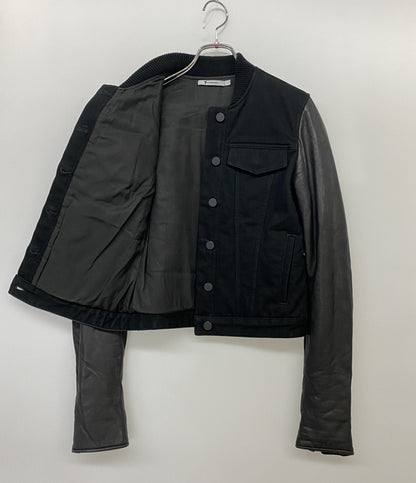 T ALEXANDER WANG ティーバイアレキサンダーワン ドッキングデニムジャケット ブラック レディース SIZE XS