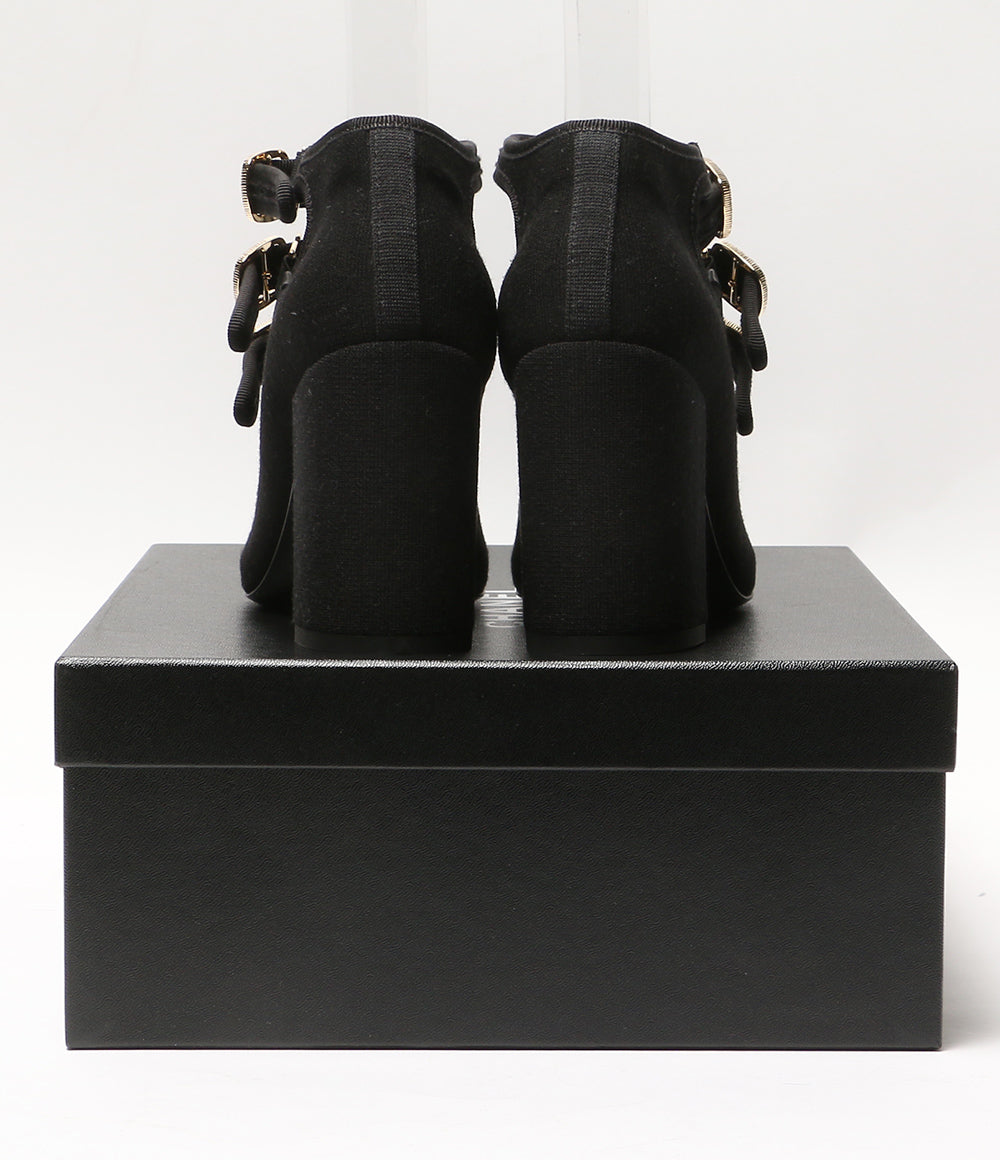 美品 CHANEL パンプス メリージェーン 3連ベルト 25SS G46456 レディース SIZE 35.5