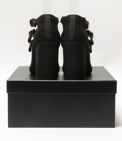 美品 CHANEL パンプス メリージェーン 3連ベルト 25SS G46456 レディース SIZE 35.5