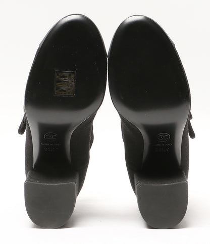 美品 CHANEL パンプス メリージェーン 3連ベルト 25SS G46456 レディース SIZE 35.5