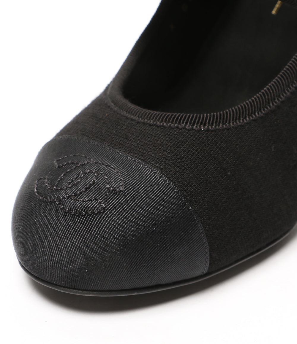 美品 CHANEL パンプス メリージェーン 3連ベルト 25SS G46456 レディース SIZE 35.5