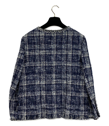 CHANEL ボンバージャケットラメツイードジャケット P58382V44202 レディース SIZE 42 シャネル