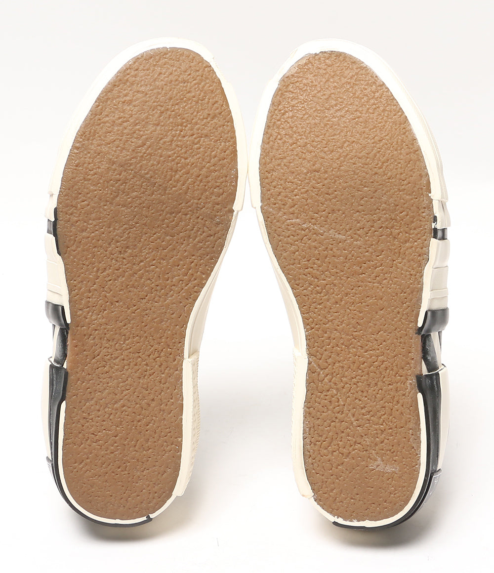 YOHJI YAMAMOTO スニーカー レイヤード ロートップスニーカー ブラック メンズ SIZE 37 ヨウジヤマモト