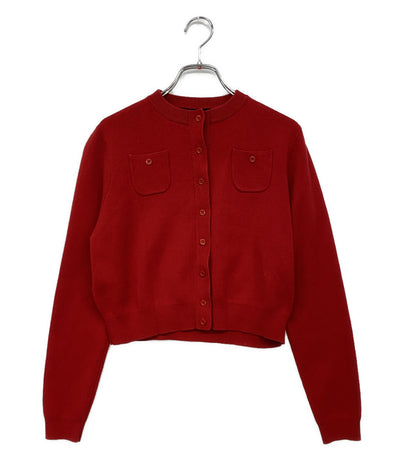 CABaN 丸首カーディガン コットンカシミヤ混 39-02-01-02002 レディース SIZE XS キャバン