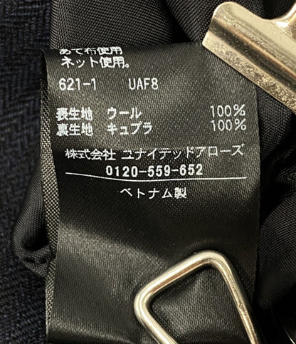 conte コンテ ハーフパンツ ストライプ ヘリンボーン レディース SIZE 36