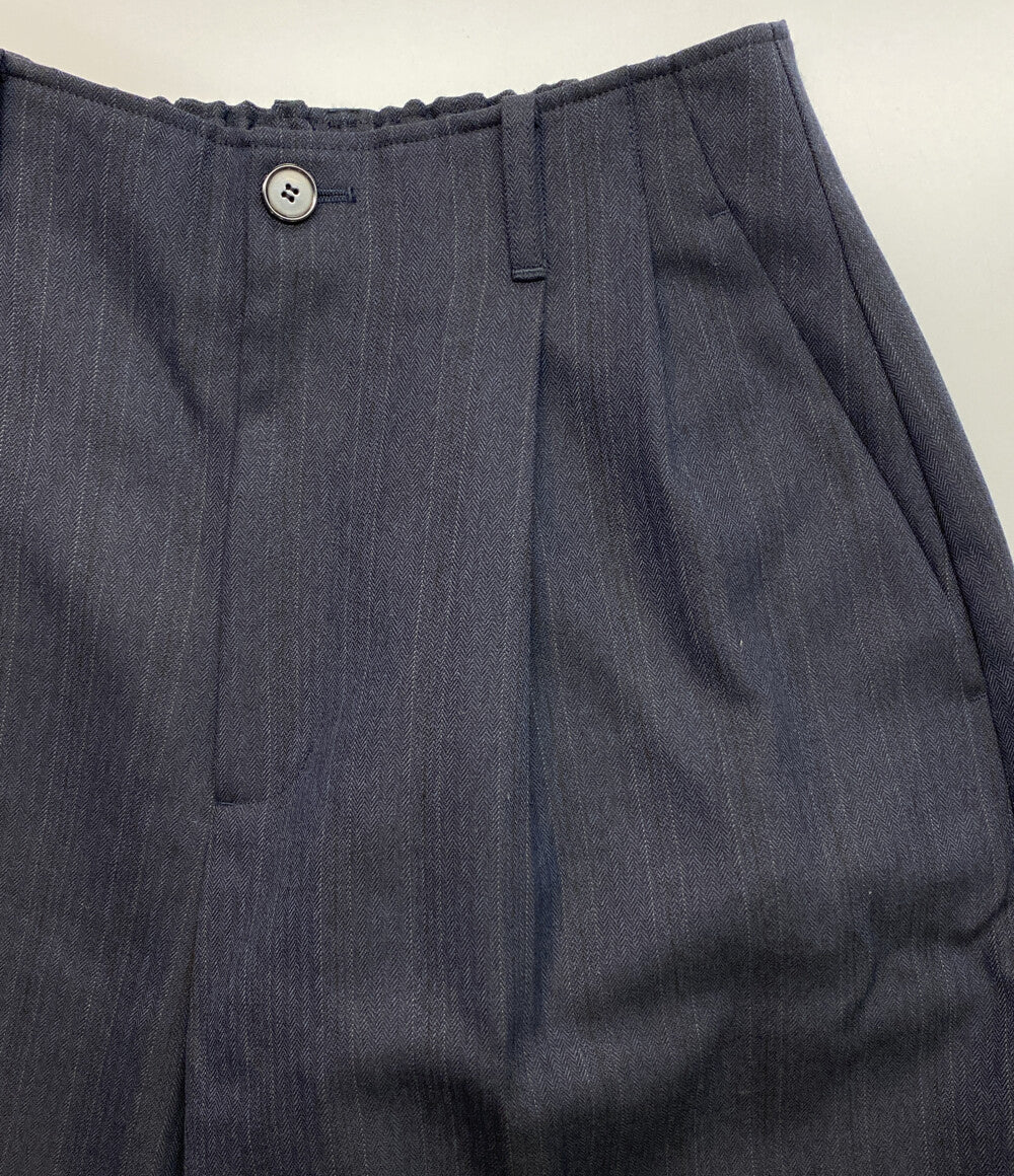 conte コンテ ハーフパンツ ストライプ ヘリンボーン レディース SIZE 36