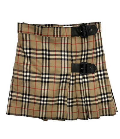 美品 BURBERRY ラップスカート チェック柄 8017823 キッズ SIZE 14Y 164cm バーバリー