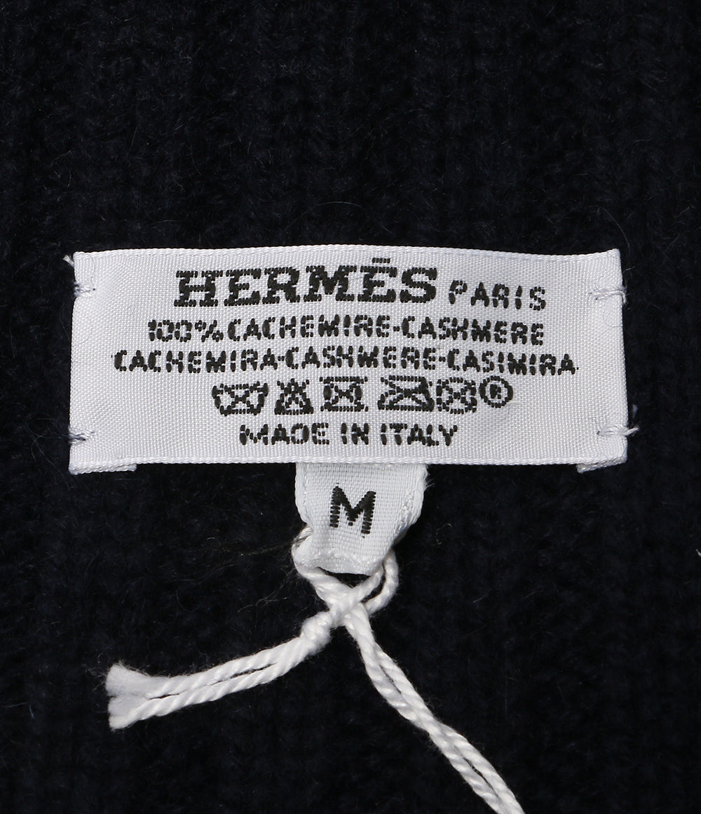 美品 HERMES ニットキャップ Hループ 25AW メンズ SIZE M エルメス