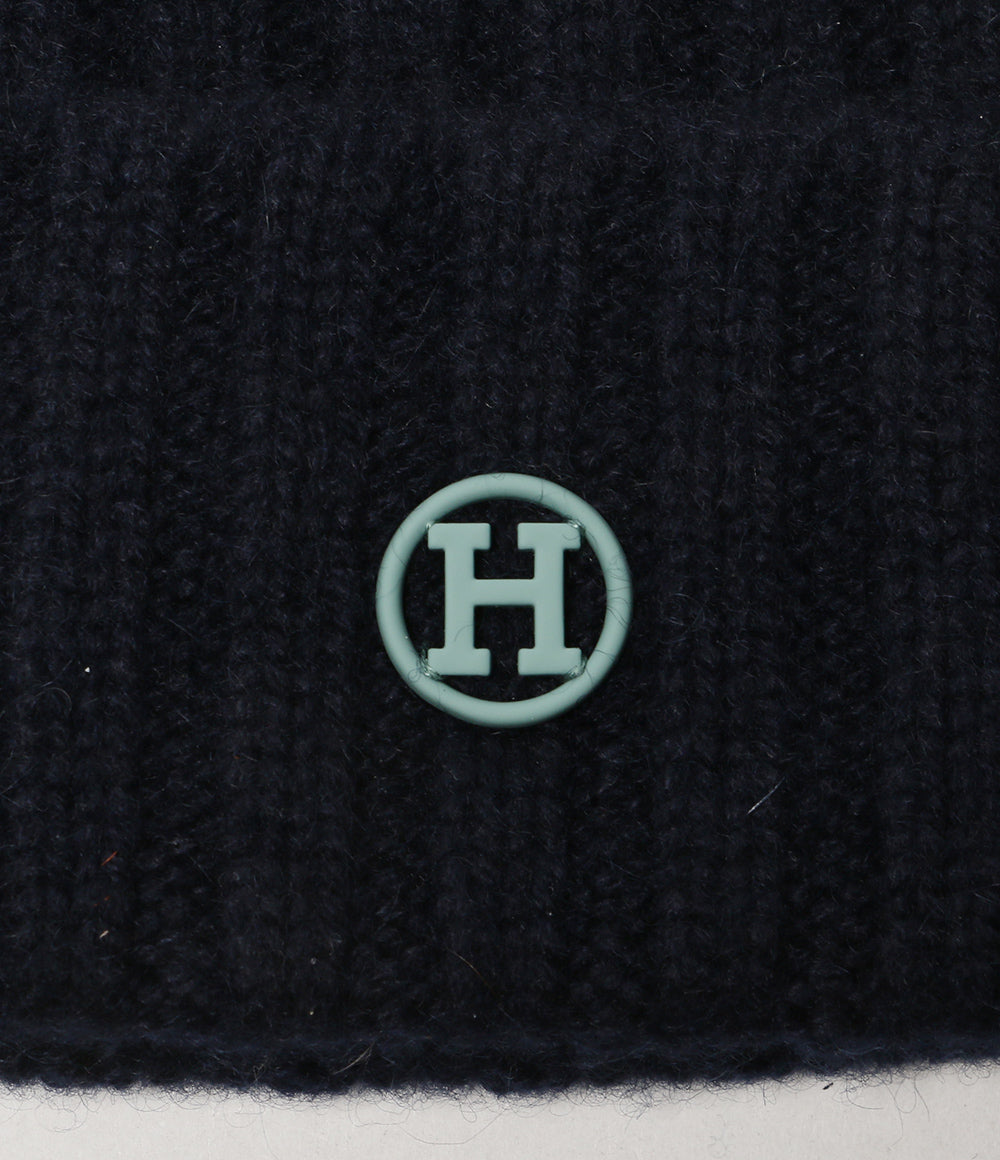 美品 HERMES ニットキャップ Hループ 25AW メンズ SIZE M エルメス