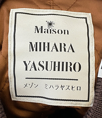 美品 MIHARA YASUHIRO スタジャン ショートブルゾン 25-26AW B15BL041-0 メンズ SIZE 38 ミハラヤスヒロ