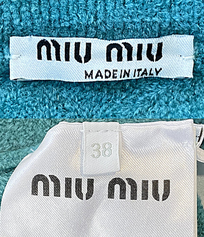 美品 MIU MIU ジャケット 20AW MMF425 レディース SIZE 38 ミュウ ミュウ