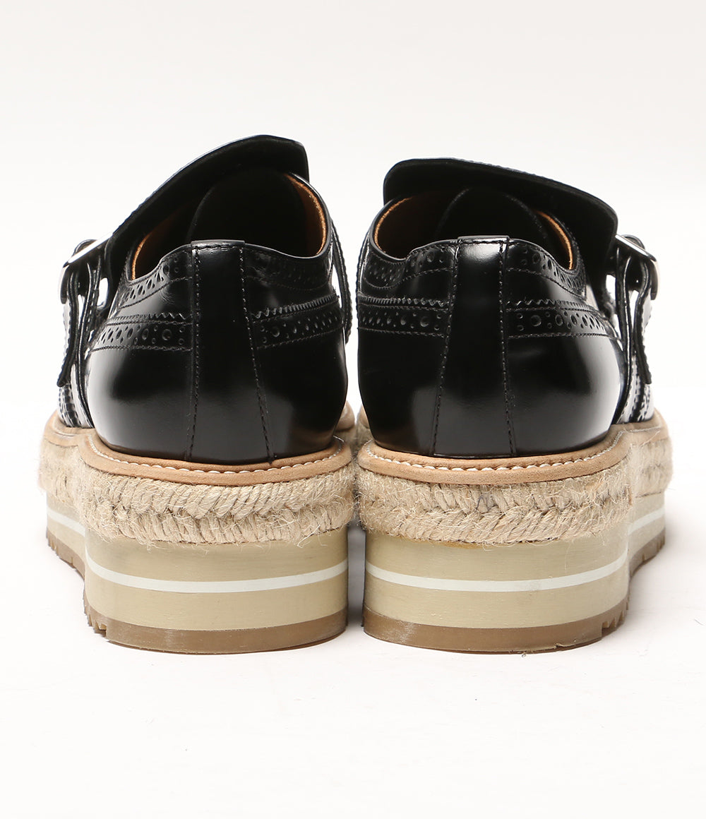 PRADA ドレスシューズ ウィングチップエスパドリーユ レディース SIZE