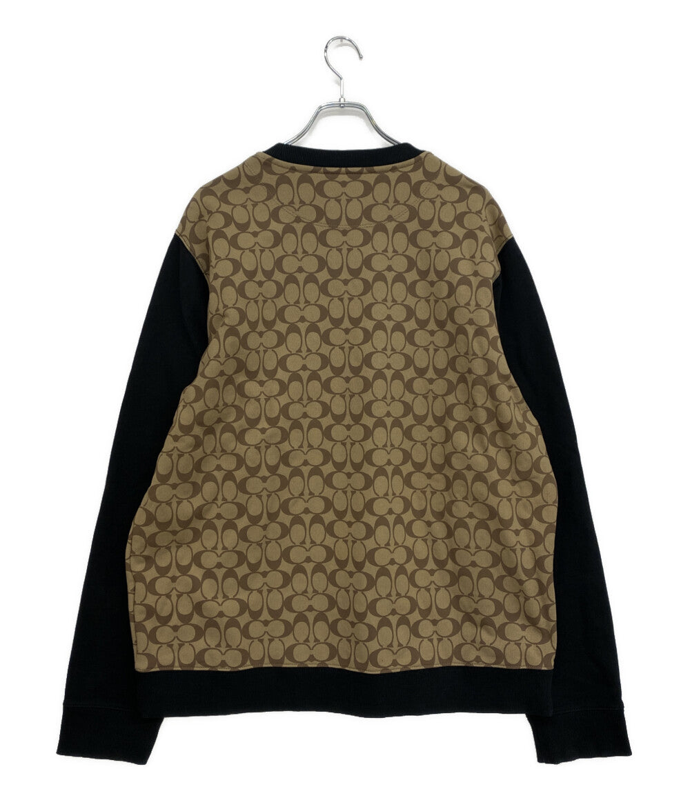 COACH スウェット シグネチャー ブラウンベージュ メンズ SIZE XL