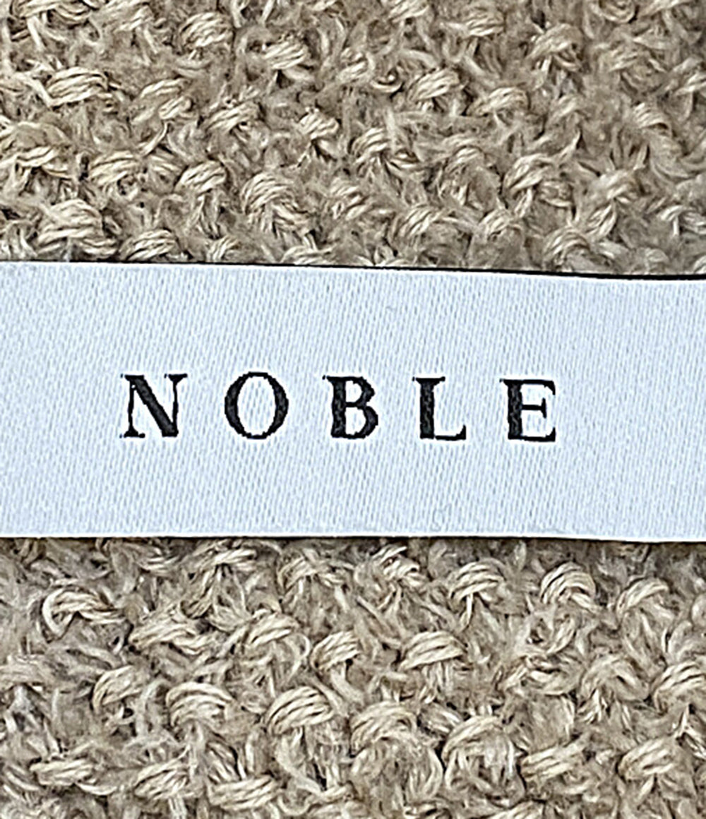 NOBLE ノーブル ドライミックスモールニットプルオーバー 25-080-240-5030-1-0 レディース SIZE -