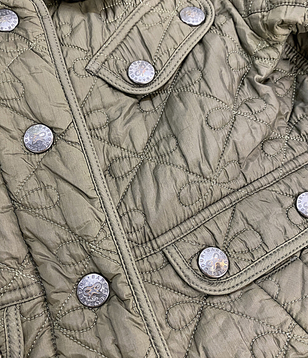 BARBOUR×ANYA HINDMARCH アニヤ・ハインドマーチ 中綿ジャケット ロング ナイロン 1577-343-7618 レディース SIZE 34 バブアー