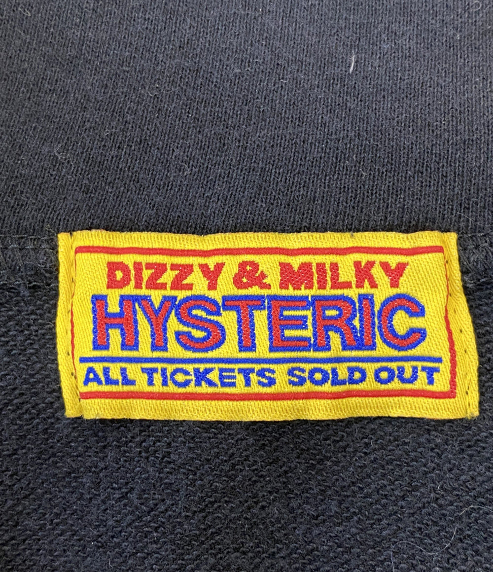 HYSTERIC GLAMOUR ジップアップジャケット ブルゾン SNAKE LOOP 01221CJ02 ブラック レディース SIZE FREE ヒステリックグラマー