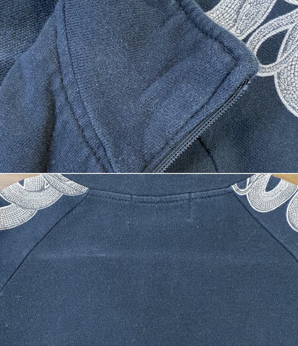 HYSTERIC GLAMOUR ジップアップジャケット ブルゾン SNAKE LOOP 01221CJ02 ブラック レディース SIZE FREE ヒステリックグラマー