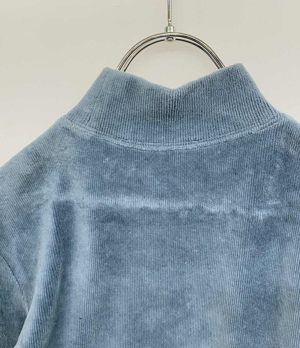 ALEXANDER WANG クロップドベロアカットソー ブルー レディース SIZE XS アレキサンダーワン