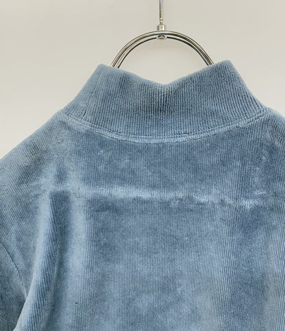 ALEXANDER WANG クロップドベロアカットソー ブルー レディース SIZE XS アレキサンダーワン