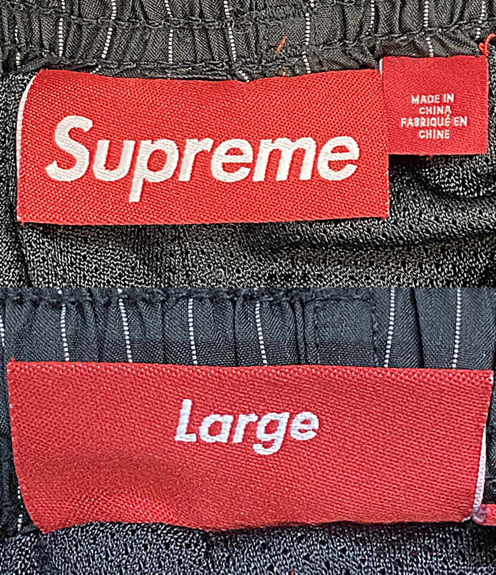 Supreme パンツ Reflective Pinstripe Track Pant 24AW メンズ SIZE L シュプリーム