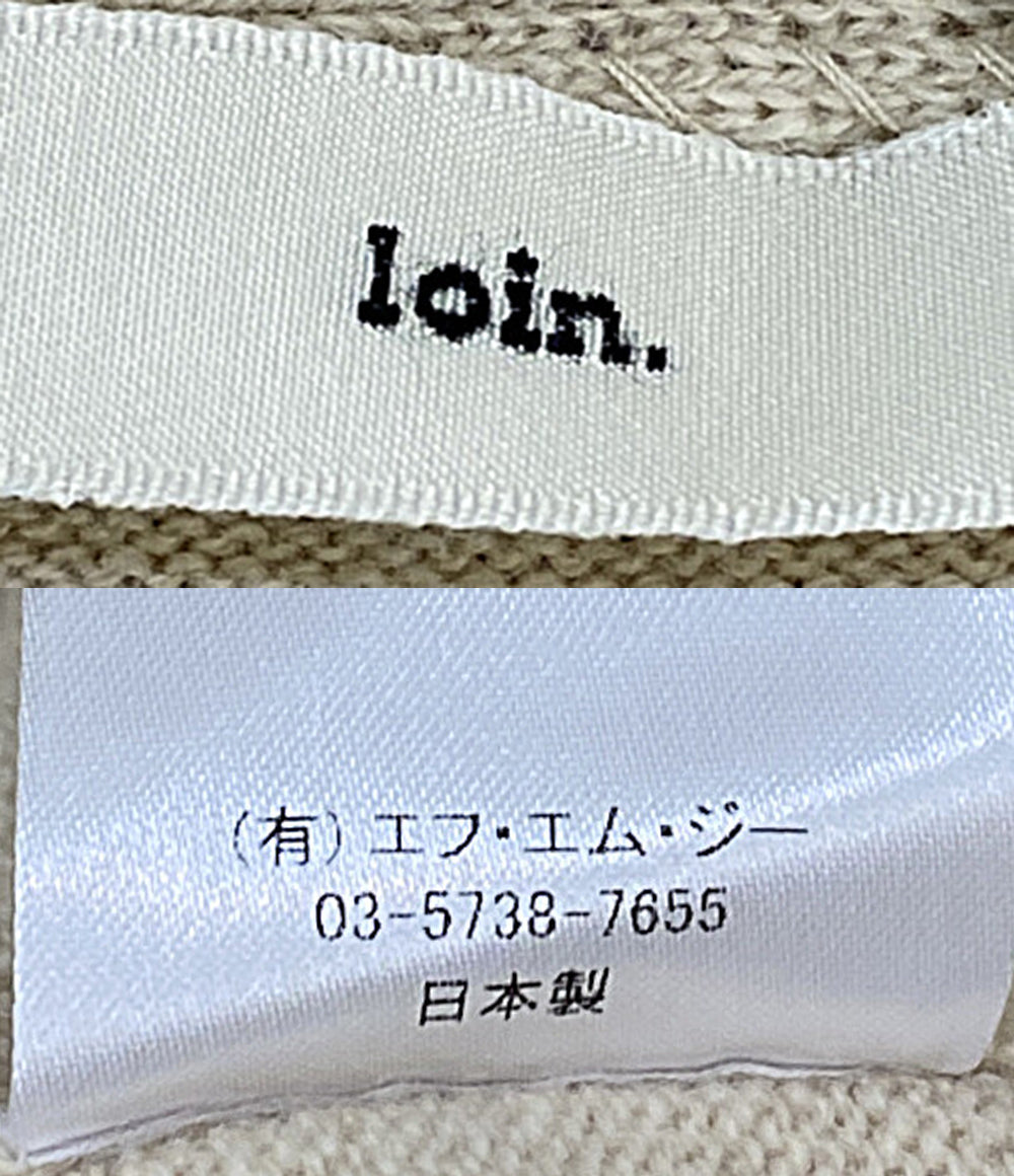 美品 loin ロワン ベスト カシミヤ100 5LN0001 レディース SIZE F