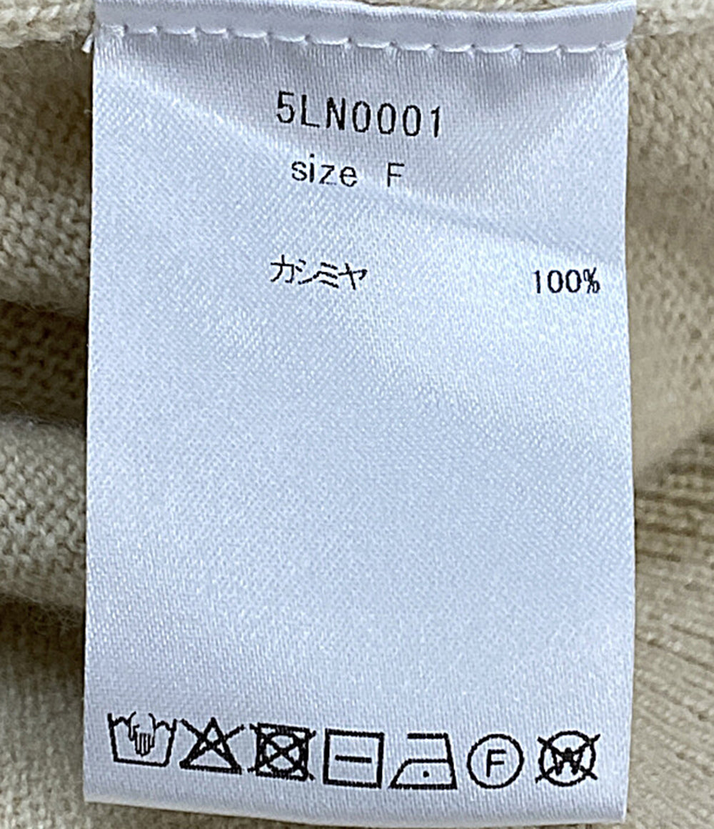 美品 loin ロワン ベスト カシミヤ100 5LN0001 レディース SIZE F