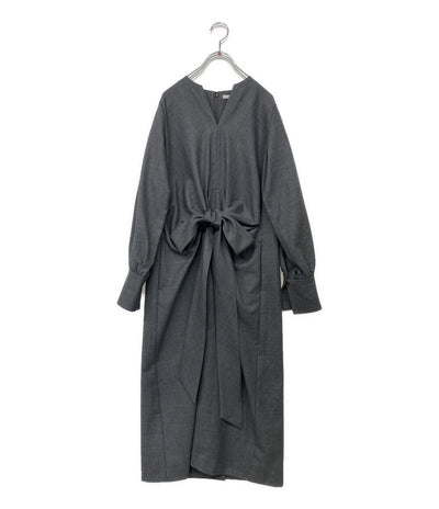 美品 ESTNATION 長袖ワンピース 32-109-11-090334 レディース SIZE 38 エストネーション