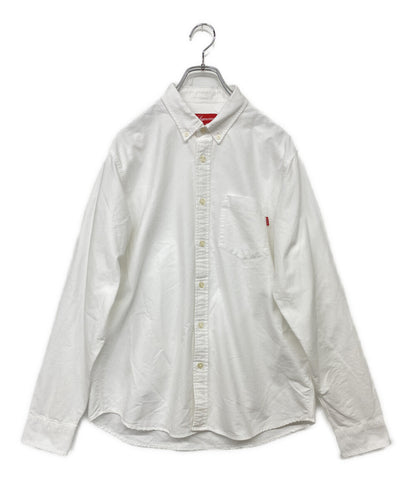 Supreme 長袖シャツ コットン ホワイト メンズ SIZE M シュプリーム