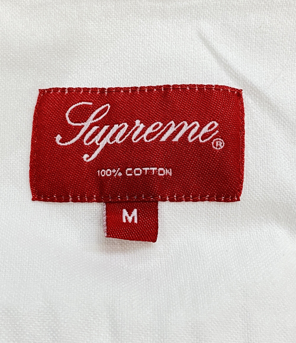 Supreme 長袖シャツ コットン ホワイト メンズ SIZE M シュプリーム