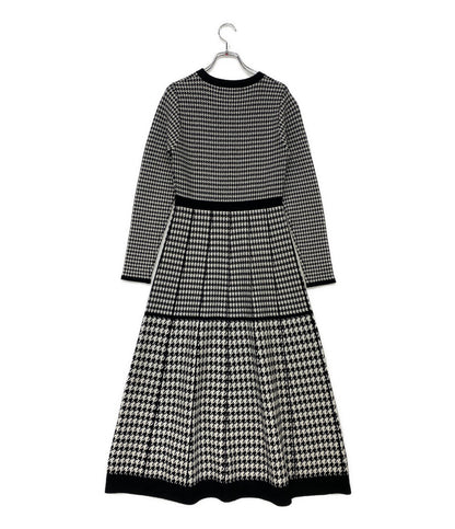 Her lip to 長袖ワンピース 千鳥格子 1244205179 レディース SIZE M ハーリップトゥ