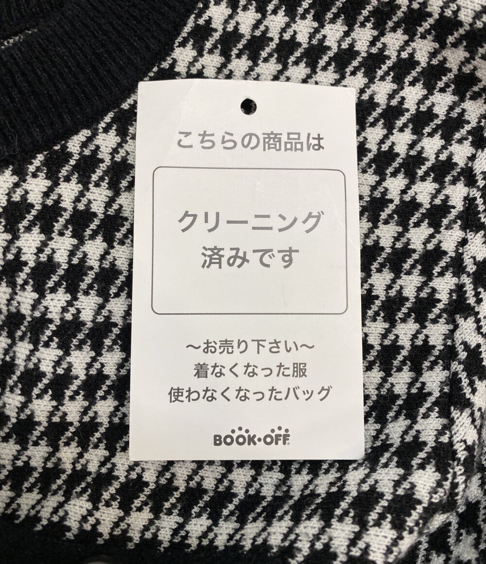 Her lip to 長袖ワンピース 千鳥格子 1244205179 レディース SIZE M ハーリップトゥ