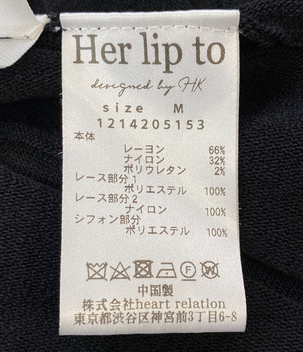 Her lip to 長袖ワンピース 1214205153 レディース SIZE M ハーリップトゥ