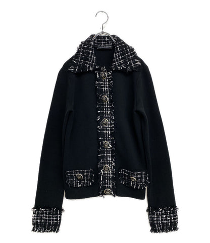 DOLCE & GABBANA ツイードニットジャケット FX837T レディース SIZE 38 ドルチェアンドガッバーナ