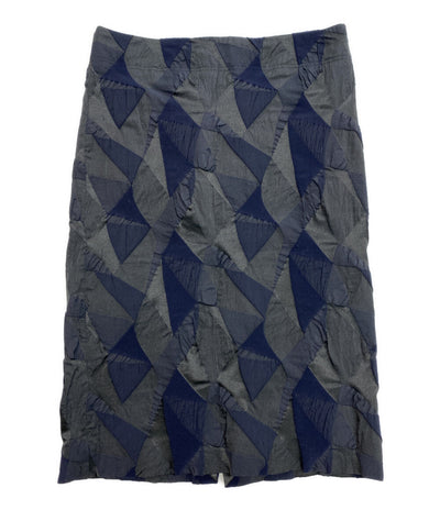 ISSEY MIYAKE スカート 幾何学柄 IM93FG509 レディース SIZE 2 イッセイミヤケ