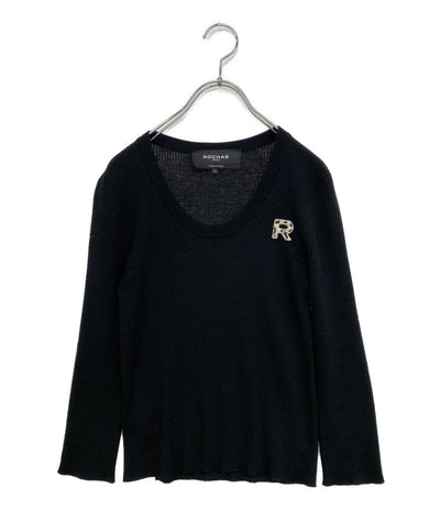 ROCHAS Rロゴニット レディース SIZE S ロシャス