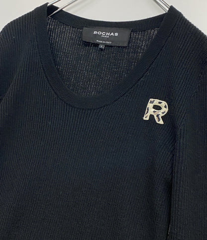 ROCHAS Rロゴニット レディース SIZE S ロシャス