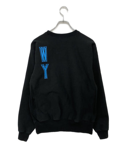 Wasted Youth ウェイステッドユース ロゴ入りスウェット ブラック WY28CS004 メンズ SIZE S