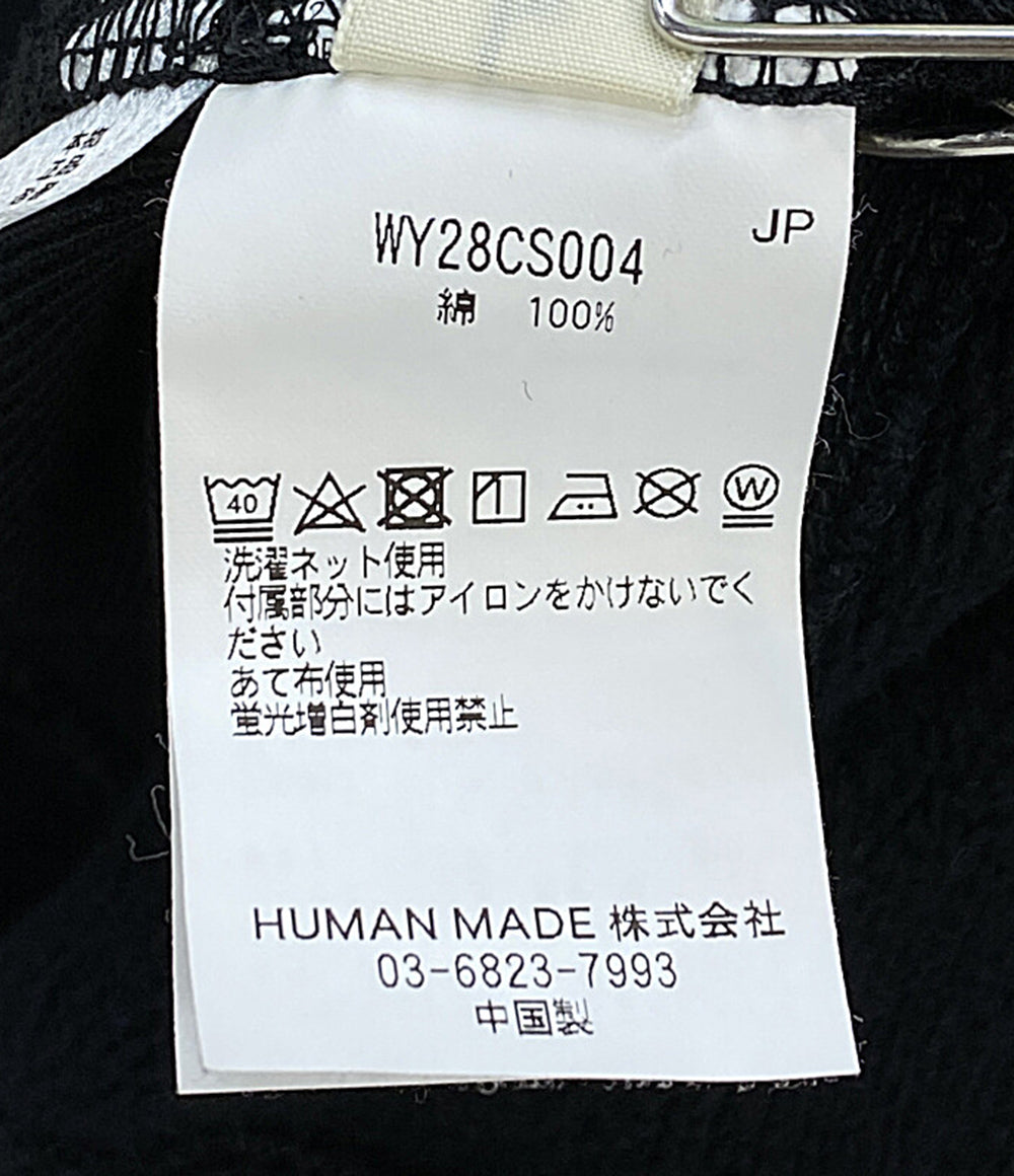 Wasted Youth ウェイステッドユース ロゴ入りスウェット ブラック WY28CS004 メンズ SIZE S