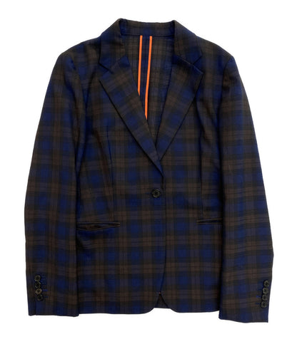PAUL SMITH スーツセットアップ ジャケット パンツ ネイビー チェック レディース SIZE 38 ポールスミス